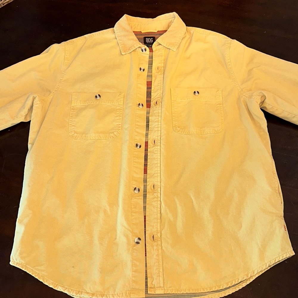 BDG Yellow Jacket Button Up